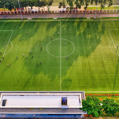 grama sintética do futebol exterior artificial da escola do PE de 50mm
