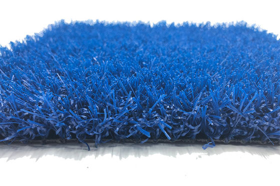 Grama sintética azul amigável do gramado do animal de estimação para o projeto personalizado campo de jogos